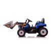 Dětský elektrický traktor Eljet s nakládací lžící modrá, Li-Ion (Barva Modrá)