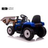 Dětský elektrický traktor Eljet s nakládací lžící modrá, Li-Ion (Barva Modrá)