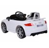 Dětské elektrické auto Audi TT RS bílá (Barva Bílá)