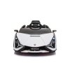 Dětské elektrické auto Lamborghini Sian bílá/white (Barva Bílá)