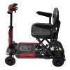Elektrický čtyřkolový vozík RACCEWAY® FOLD, vínový (Výkon (W) 180)