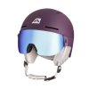 přilba ALPINE PRO MARGE se štítem fialová (Varianta L 59/61)
