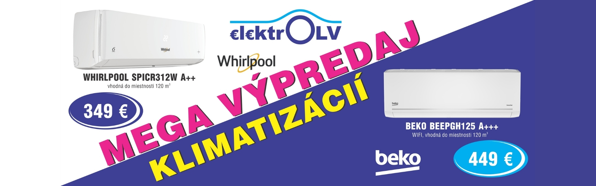 výpredaj klimatizácií WH a BEKO