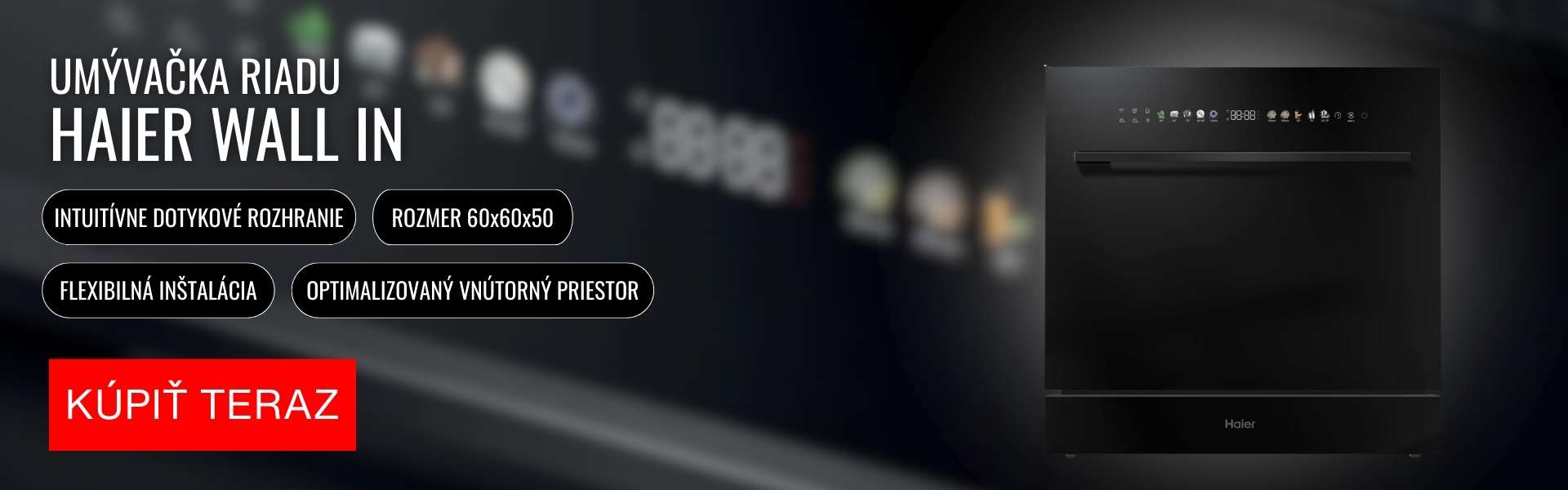 Haier Wall-In umývačka