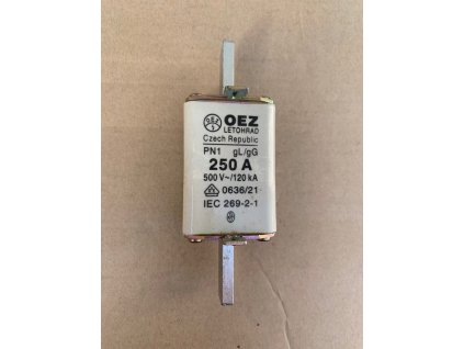 PN1 250A gL/gG POJISTKA NOŽOVÁ 500V 135mm