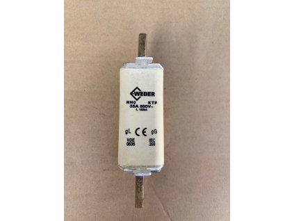 NHO 35A gL/gG POJISTKA NOŽOVÁ 500V 124mm WEBER