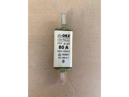 PNO 80A gL/gG POJISTKA NOŽOVÁ 500V 124mm