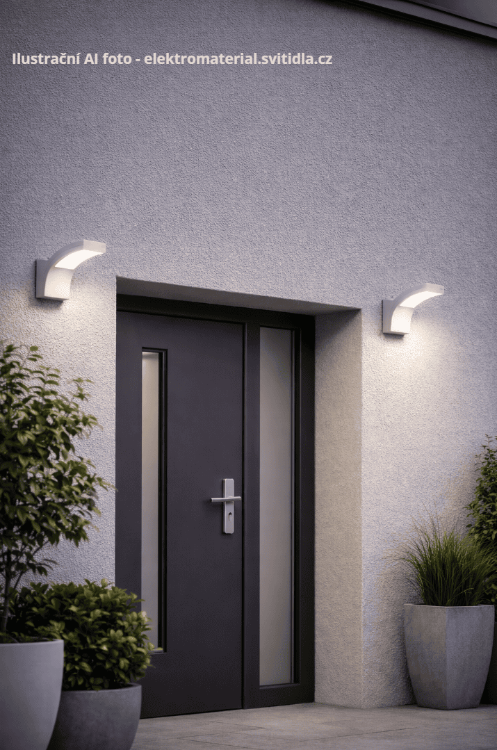 Venkovní LED nástěnné svítidlo značky Eurakles ST53/O-BI