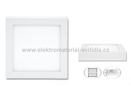 Ecolite LED CSQ-12W/4100K, 17x17cm