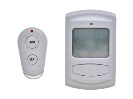Solight GSM Alarm, pohybový senzor, dálk. ovl., bílý