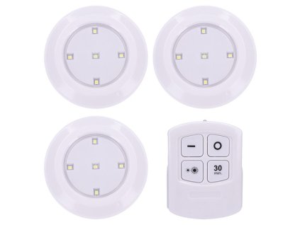 LED světélka na dálkové ovládání 3x50 lm značky Solight