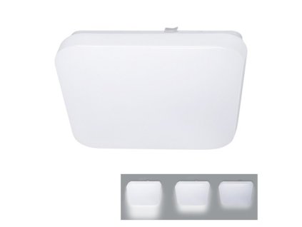 Solight LED stropní světlo, 3-stupňové stmívání,18W,1260lm,4000K,čtvercové 33cm