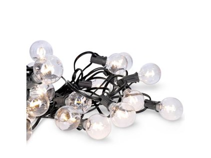 Venkovní LED světelný řetěz s 25 žárovkami značky Solight