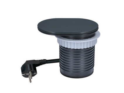 Vestavná zásuvka s posuvným víčkem Solight s USB-A a USB-C s Power Delivery 20 W