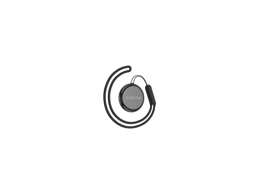Canyon OnTag 1, antilost tracker, pracuje s appkou Apple Find My Network, certifikovaný Apple-om, čierny