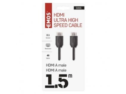Emos S10101 HDMI-HDMI v2.1, 1.5m Kabel