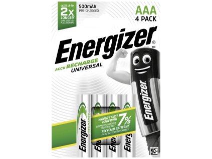 Energizer Universal 500 mAh HR03 AAA 4x Bateria
