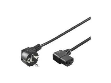 PremiumCord KPSP5-90 CEE7 pravouhlý/IEC C13 Kábel napájací 240V 5m