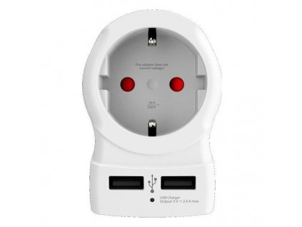 Skross PA28USB Adaptér cestovny