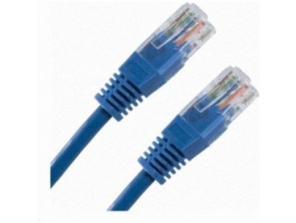 PremiumCord SPUTP050B UTP RJ45-RJ45 CAT5e 5m modrý