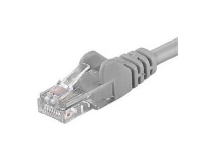 PremiumCord SPUTP500 UTP RJ45-RJ45 CAT5e 50m šedý Kábel