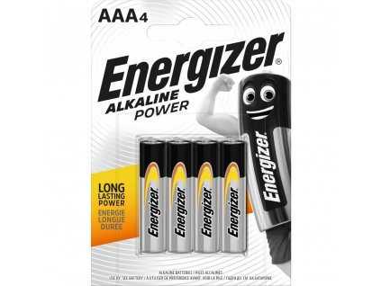 Energizer Alkaline Power AAA/LR03 1.5V 4x Bateria