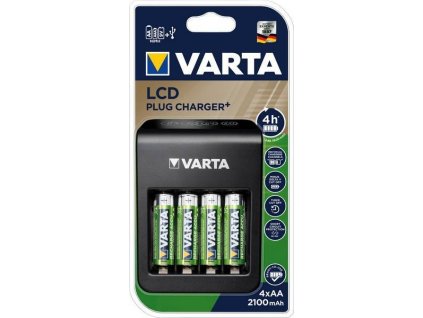 Varta LCD Plug Charger+ 57687101441 4xAA 2100 Nabijacka