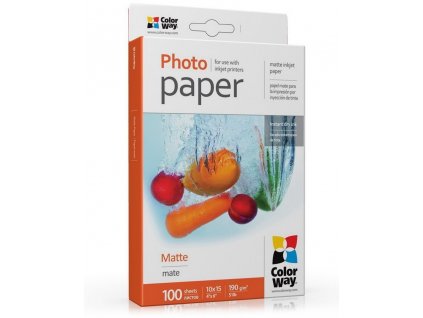 ColorWay PM1901004R Fotopapier 10x15/100ks 190g/m