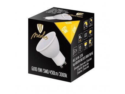 Nedes ZLS116 LED 6W GU10/SMD/2835/3000K teplá biela