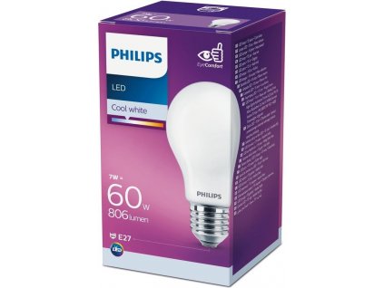 Philips E27/A60 7W 4000K 806lm