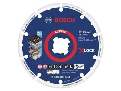 Bosch 2.608.900.533 X-LOCK Diamantový kotúč na kov 125x22.23mm