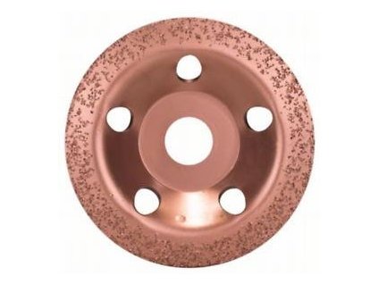 Bosch 2.608.600.180 Miskovitý brúsny kotúč so zrnom z tvrdého kovu 115 x 22,23 mm; jemný, šikmý