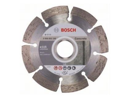 Bosch 2.608.602.196 Diamantový rezací kotúč Standard for Concrete 115 x 22,23 x 1,6 x 10 mm