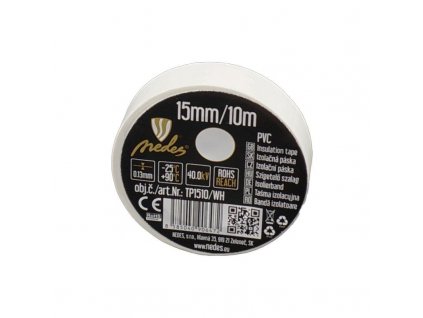 Nedes TP1510/WH 10m 15mm/10mm izolačná  Páska