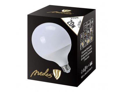 Nedes ZLS924 LED 20W E27/G125/300/4000K neutrálna biela