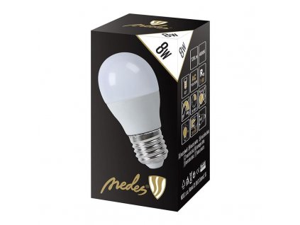 Nedes ZLS829 LED 8W E27/G45/SMD/4000K neutrálna biela
