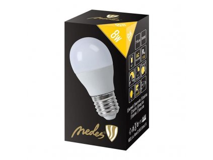 Nedes ZLS819 LED 8W E27/G45/SMD/3000K teplá biela