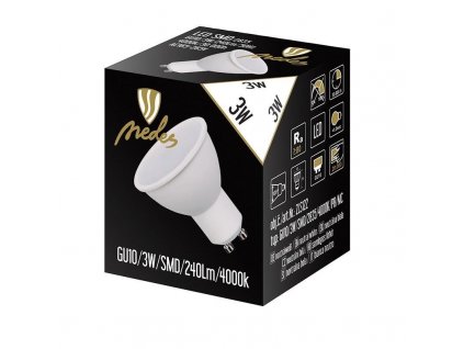 Nedes ZLS122 LED 3W GU10/SMD/2835/4000K neutrálna biela