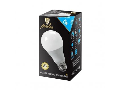 Nedes ZLS505 LED 13.5W E27/A65/270/6000K studená biela