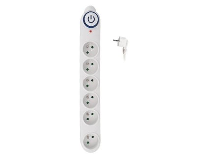 Solight PO64 ochrana prepäťová 6z/5m