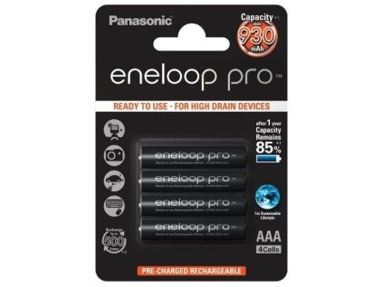 Panasonic Eneloop Pro BK-4HCDE/4BE 930mAh AAA/HR03 Ni-MH 1.2V