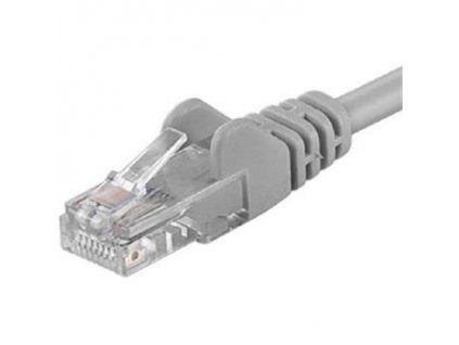 PremiumCord SP6UTP001 UTP RJ45-RJ45 CAT6 0.10m šedý