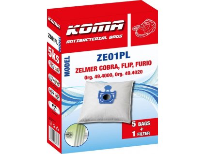 KOMA KRA-ZE01PL (Zelmer Cobra, Flip, Furio) Sáčky