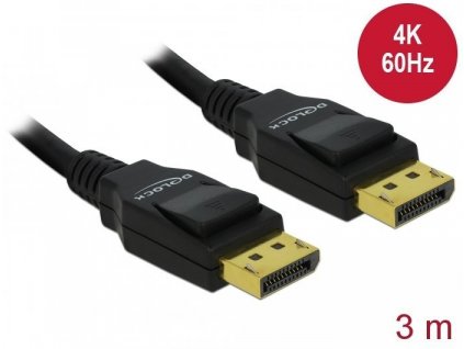 Delock 82424 kábel DisplayPort - DisplayPort 3m 82424