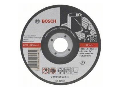 Bosch 2.608.602.220 Rovný rezací kotúč Best for Inox - Rapido Long Life AS 60 V BF 41, 115 mm, 22,23 mm, 1,0 mm