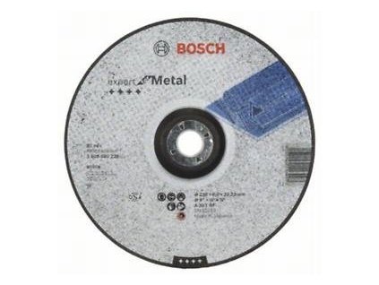 Bosch 2.608.600.228 Obrusovací kotúč s prelisom Expert for Metal A 30 T BF, 230 mm, 6,0 mm