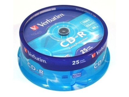 Verbatim CD-R 700 52x DL 25pack cake EP