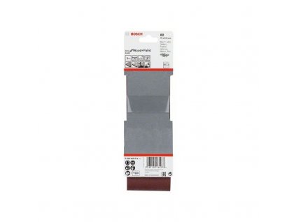 Bosch 2.608.606.071 3-dielna súprava brúsnych pásov X440 75x533mm, 80