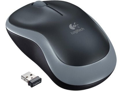 Logitech M185 910-002238 bezdrôtová myš čierno šedá