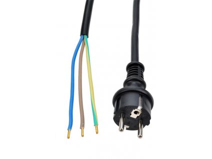Solight H05RR-F3 PF34 3x1 2,5m čierna